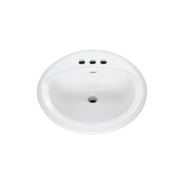 American Standard Rondalyn 19 In. Round Drop In Lavatory Sink, White American Standard Rondalyn 19 In. Round Drop In Lavatory Sink, White