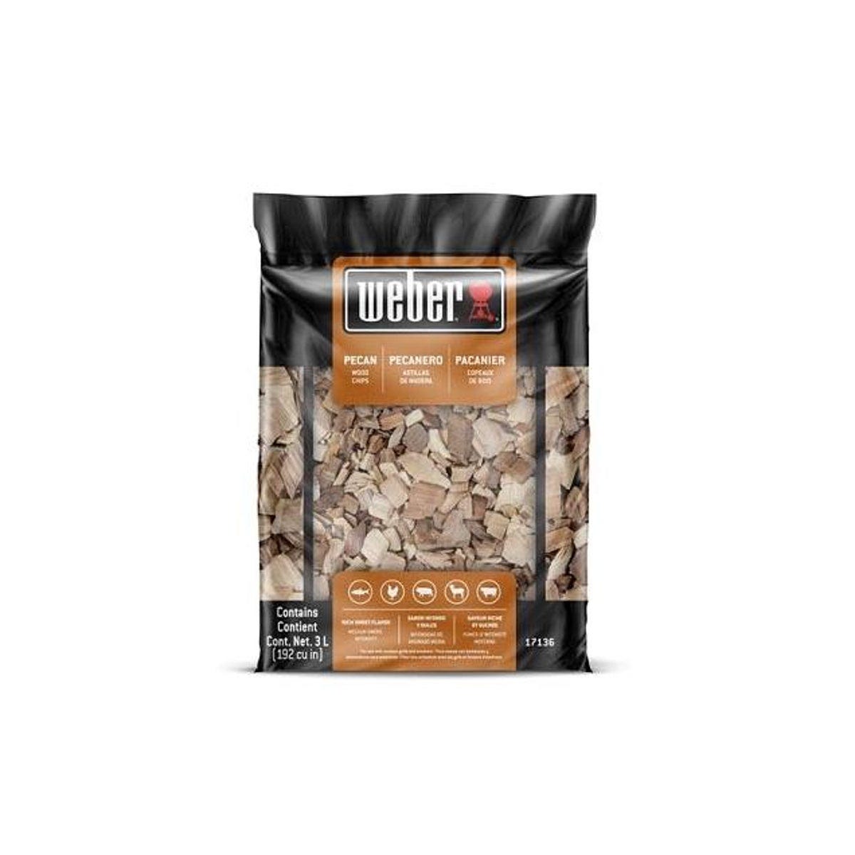 Weber 196 Cu. In. Pecan Wood Chips