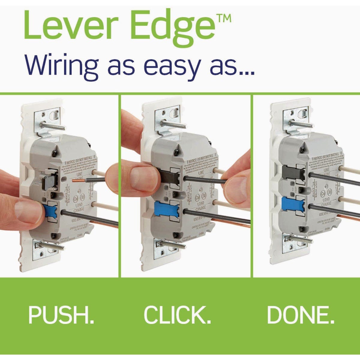 Leviton Lever Edge Self-Test 15A Tamper/Weather-Resistant GFCI Duplex Outlet - photo 3 Leviton Lever Edge Self-Test 15A Tamper/Weather-Resistant GFCI Duplex Outlet - photo 3