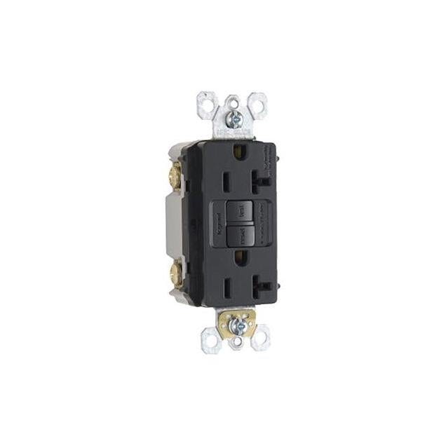 Legrand Pass & Seymour 20A Black Feed Through Self-Testing GFCI Outlet Legrand Pass & Seymour 20A Black Feed Through Self-Testing GFCI Outlet