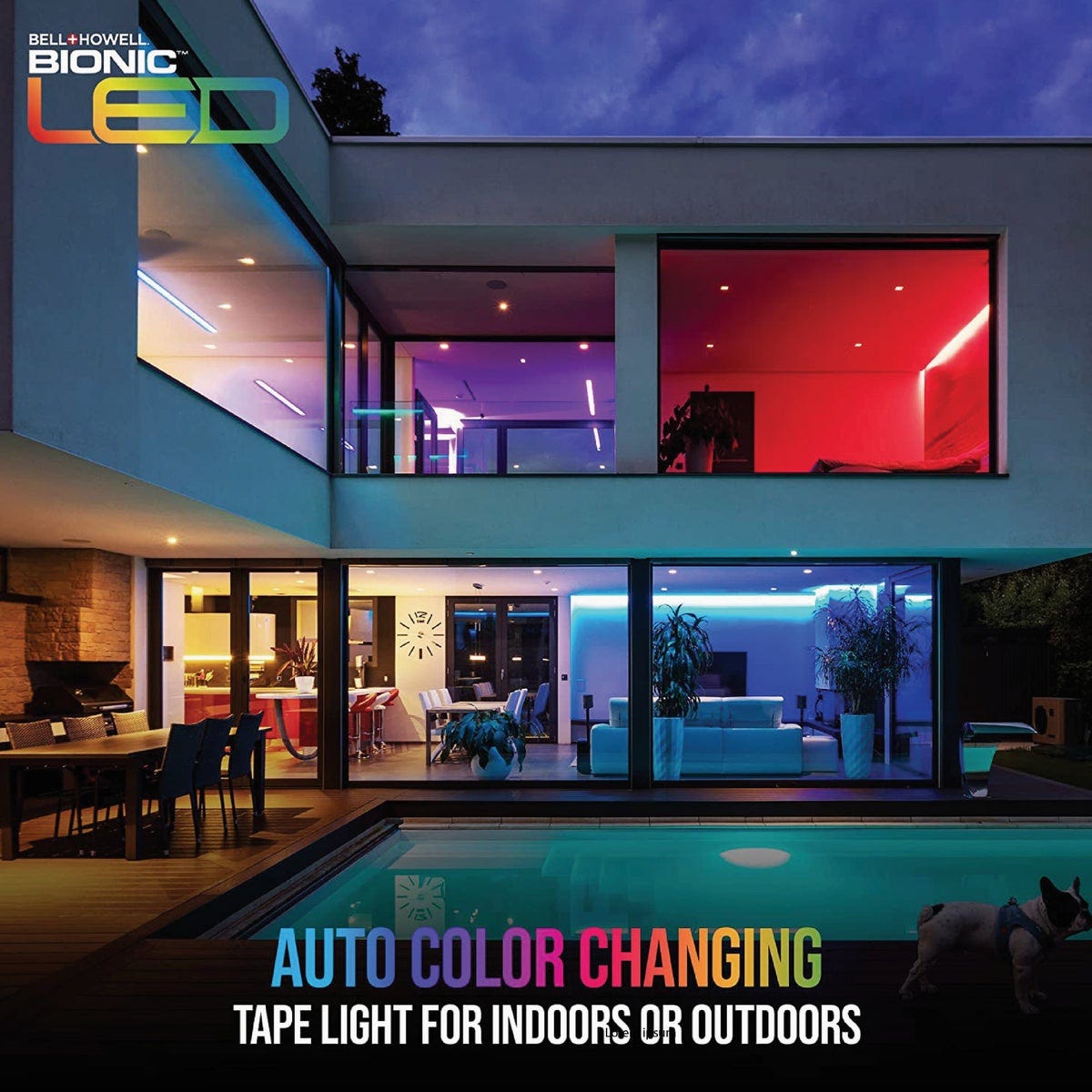 Bell+Howell 12 Ft. Bionic LED Color Changing Tape Light - photo 4