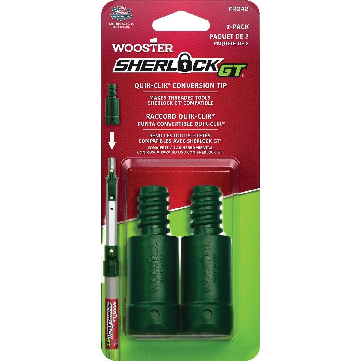Wooster Sherlock GT Conversion Tip (2-Pack)