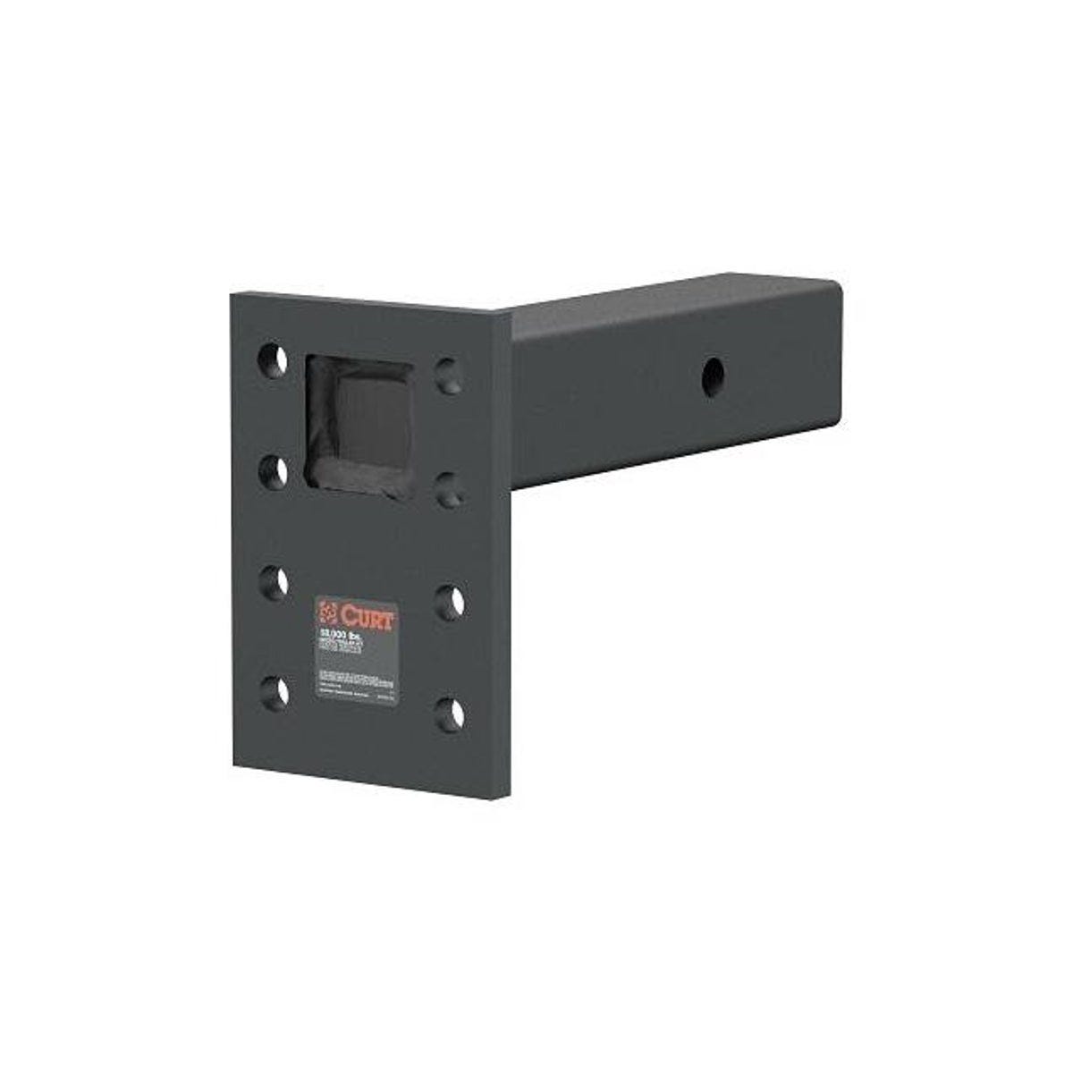 CURT Adjustable Pintle Mount, 18,000 Lb. Strength