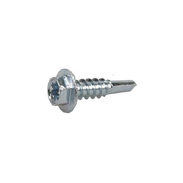 Hillman Power Pro #10-16 x 3/4 In. 112-Ct. Hex Washer Head Self-Drilling Metal Screws Hillman Power Pro #10-16 x 3/4 In. 112-Ct. Hex Washer Head Self-Drilling Metal Screws