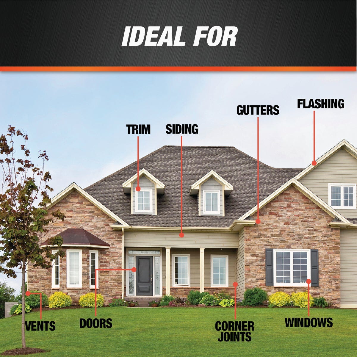 DAP 9.8 Oz. Window, Door & Siding Silicone Sealant, Black - photo 4