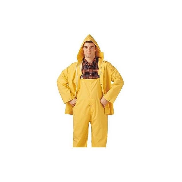 Tingley Comfort-Tuff M .35MM Yellow PVC/Polyester Bib Rain Suit Tingley Comfort-Tuff M .35MM Yellow PVC/Polyester Bib Rain Suit