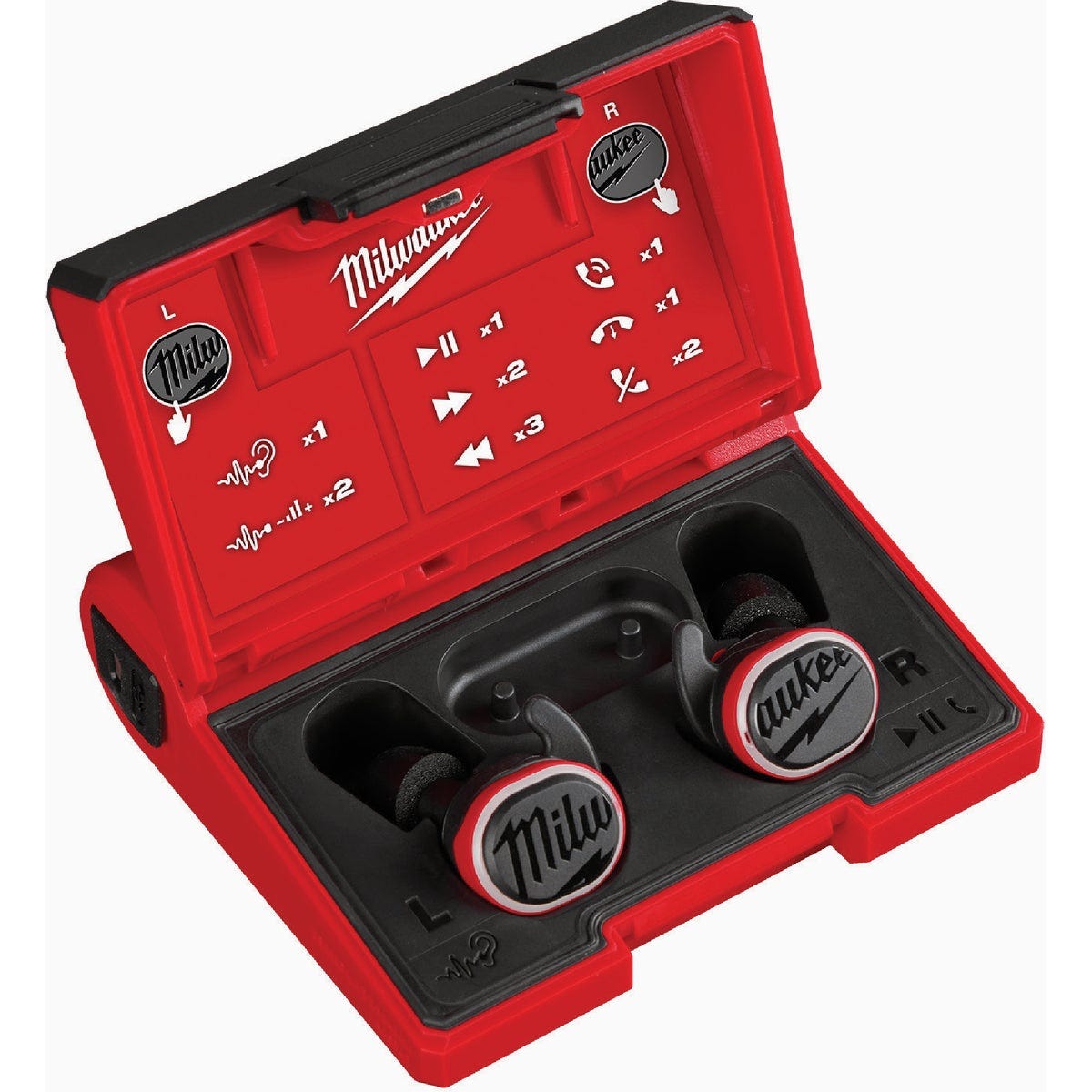 Milwaukee REDLITHIUM USB Bluetooth Jobsite Earbuds - photo 2 Milwaukee REDLITHIUM USB Bluetooth Jobsite Earbuds - photo 2