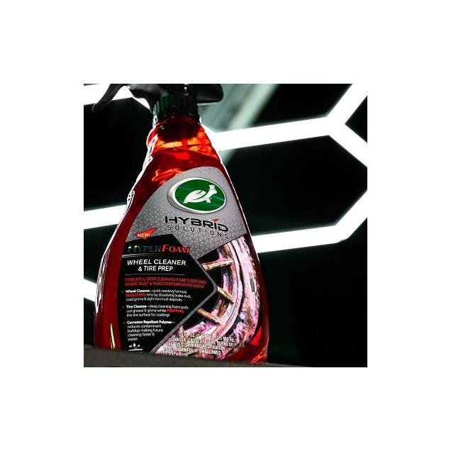 Turtle Wax 23 Oz. Hybrid Solutions Hyper Foam Wheel Cleaner & Tire Prep - photo 3