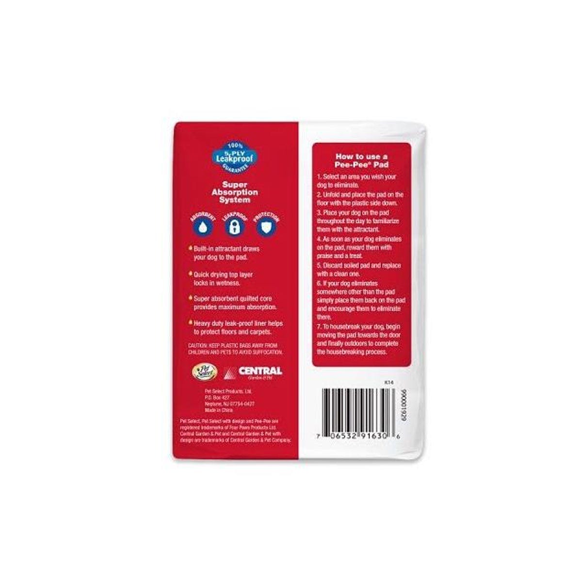 Pet Select 30-Ct. Pee-Pee Pads for Dogs & Puppies - photo 2 Pet Select 30-Ct. Pee-Pee Pads for Dogs & Puppies - photo 2