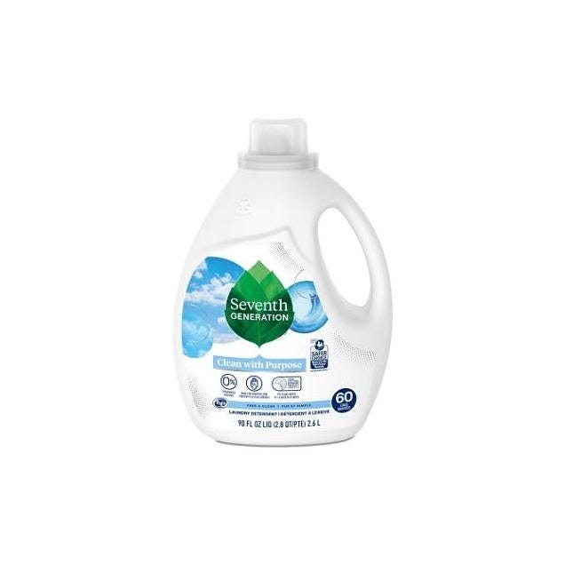 Seventh Generation 90 Oz. Free & Clear Biodegradable Liquid Laundry Detergent