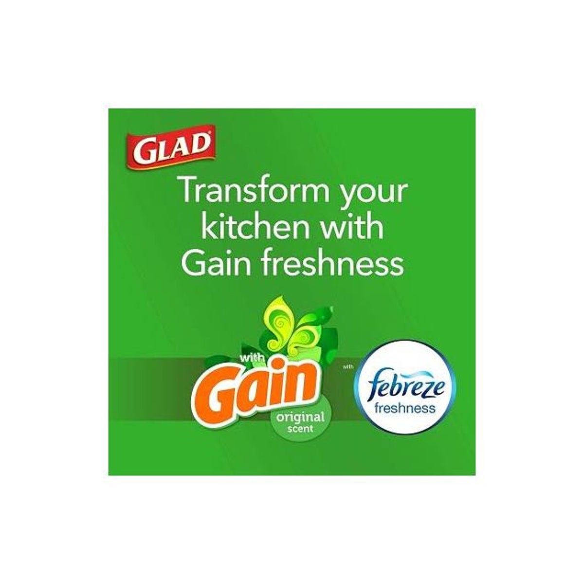 Glad 26-Ct. 8-Gal. White Medium Drawstring Trash Bags Glad 26-Ct. 8-Gal. White Medium Drawstring Trash Bags