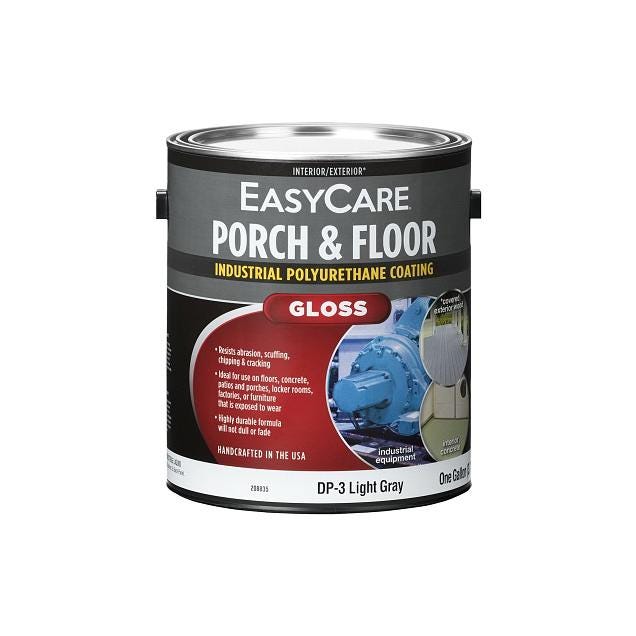 EasyCare 1 Gal. Light Gray Interior/Exterior Gloss Polyurethane Porch & Floor Enamel