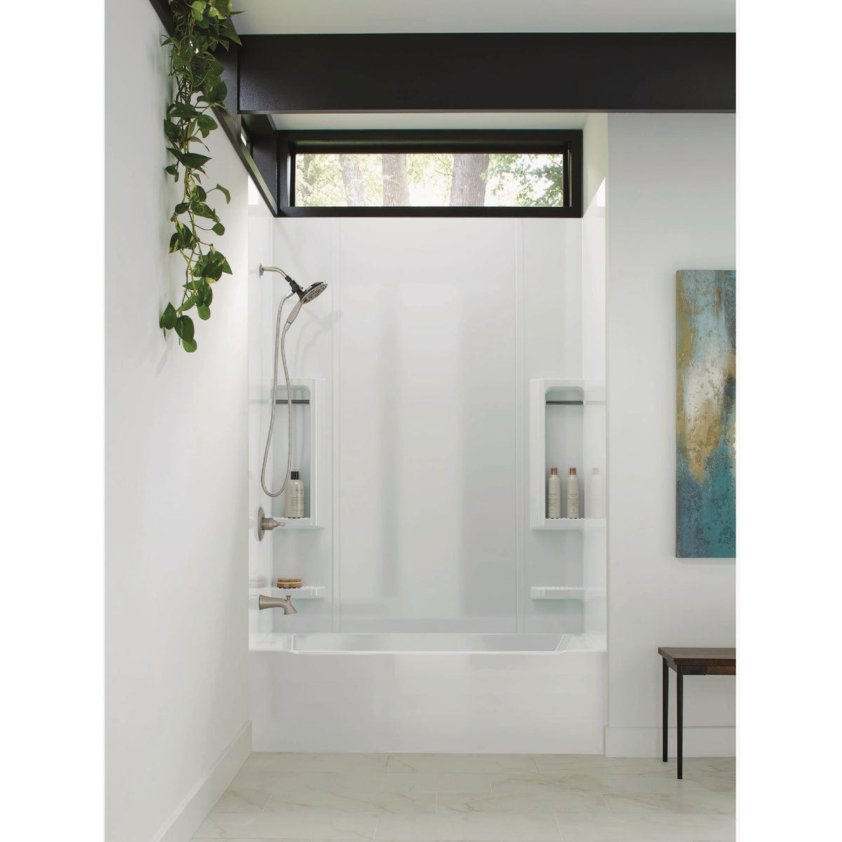 Delta 5-Piece White Galiant Bathtub Wall Surround Set - photo 3 Delta 5-Piece White Galiant Bathtub Wall Surround Set - photo 3