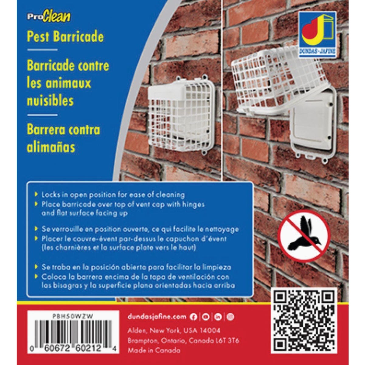 Dundas Jafine ProClean 4 In. Plastic Pest Barricade Vent Guard Dundas Jafine ProClean 4 In. Plastic Pest Barricade Vent Guard