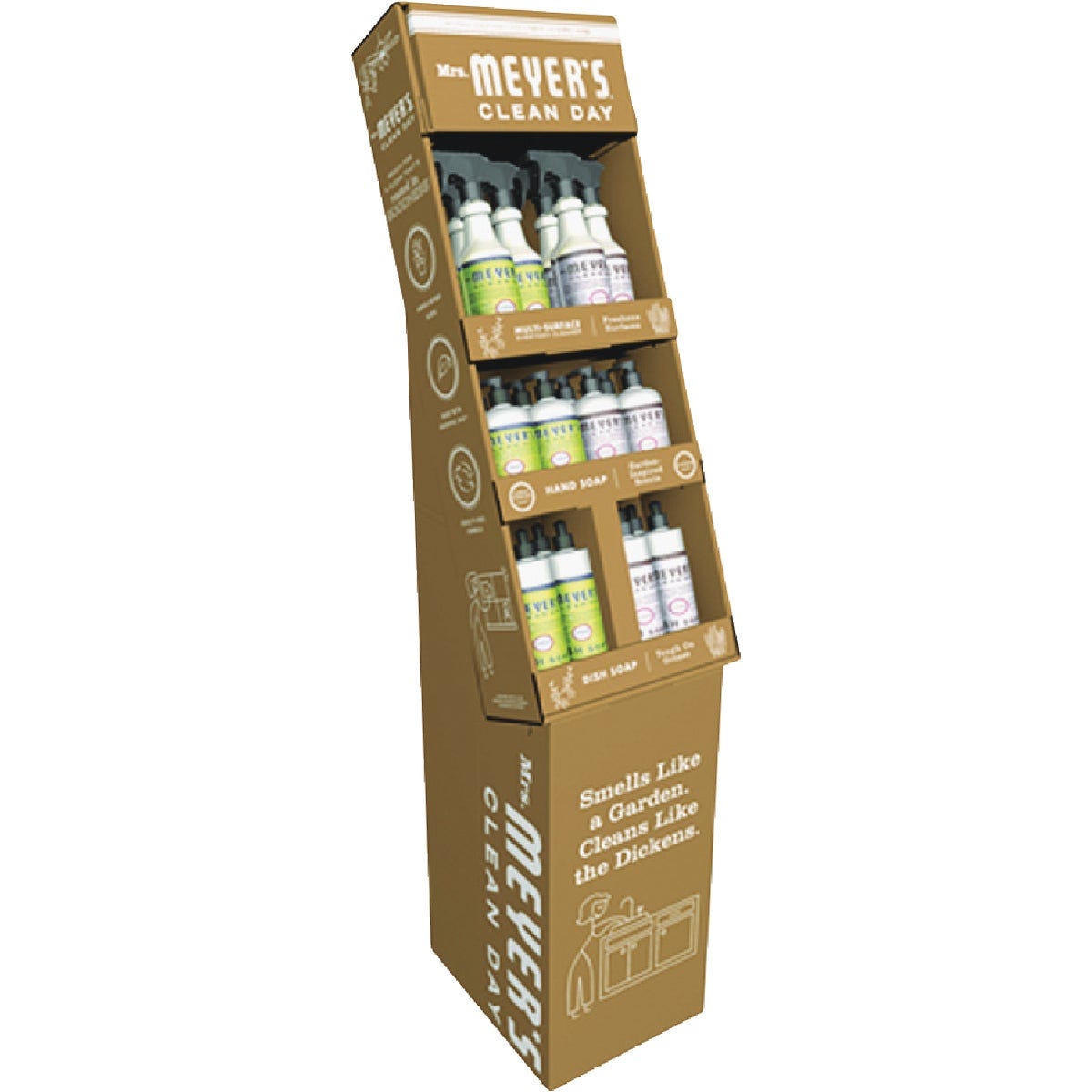 Mrs. Meyer's Clean Day 3-Form Floor Display