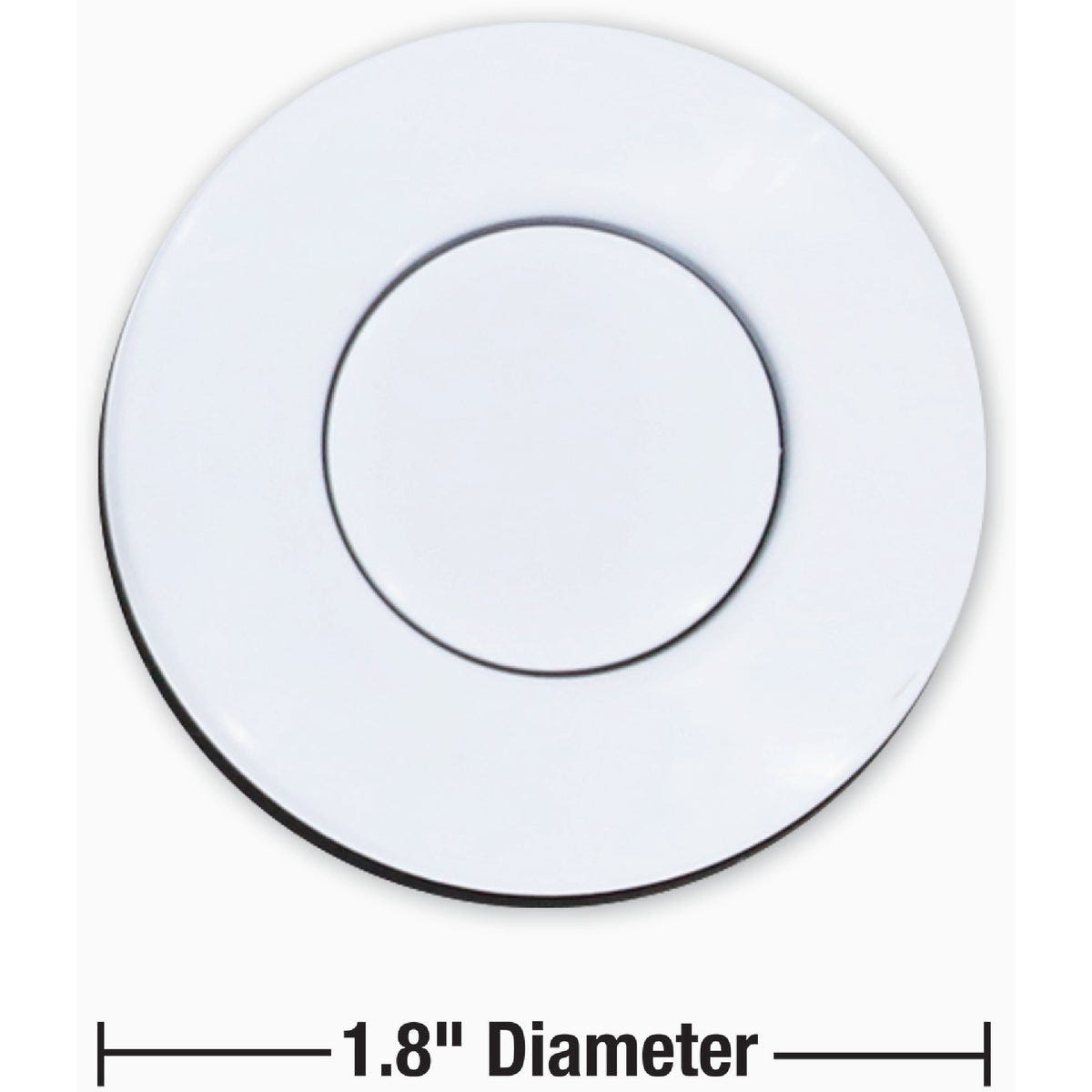 Danco Top Mount Air Switch for Garbage Disposals with White Button - photo 4