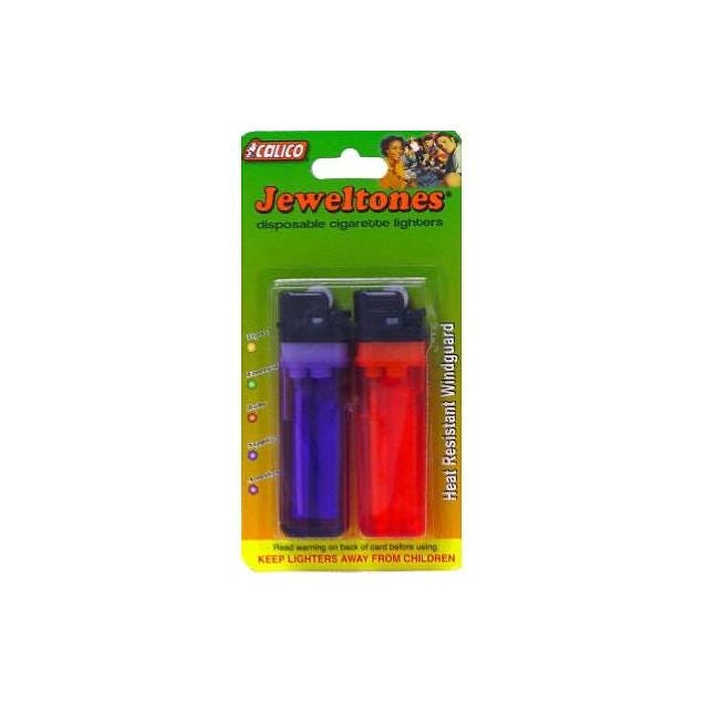 Calico Jeweltones Disposable Lighter (2-Pack)