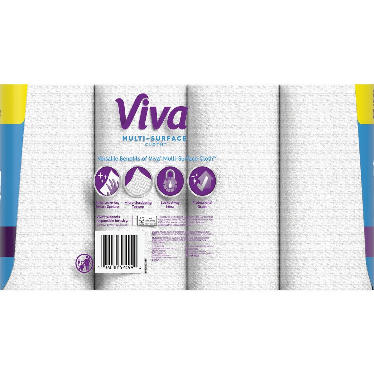 Viva Multi-Surface Cloth Paper Towels (8 Double Rolls) - photo 4 Viva Multi-Surface Cloth Paper Towels (8 Double Rolls) - photo 4