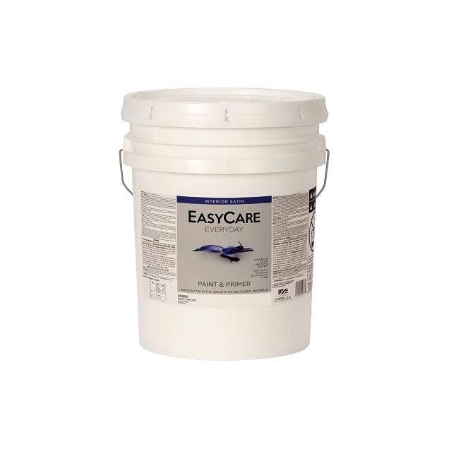 EasyCare 5 Gal. White Satin Interior Latex Paint EasyCare 5 Gal. White Satin Interior Latex Paint