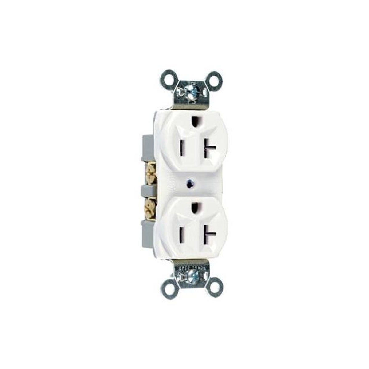 Legrand Pass & Seymour 20A Heavy-Duty Duplex Outlet, White