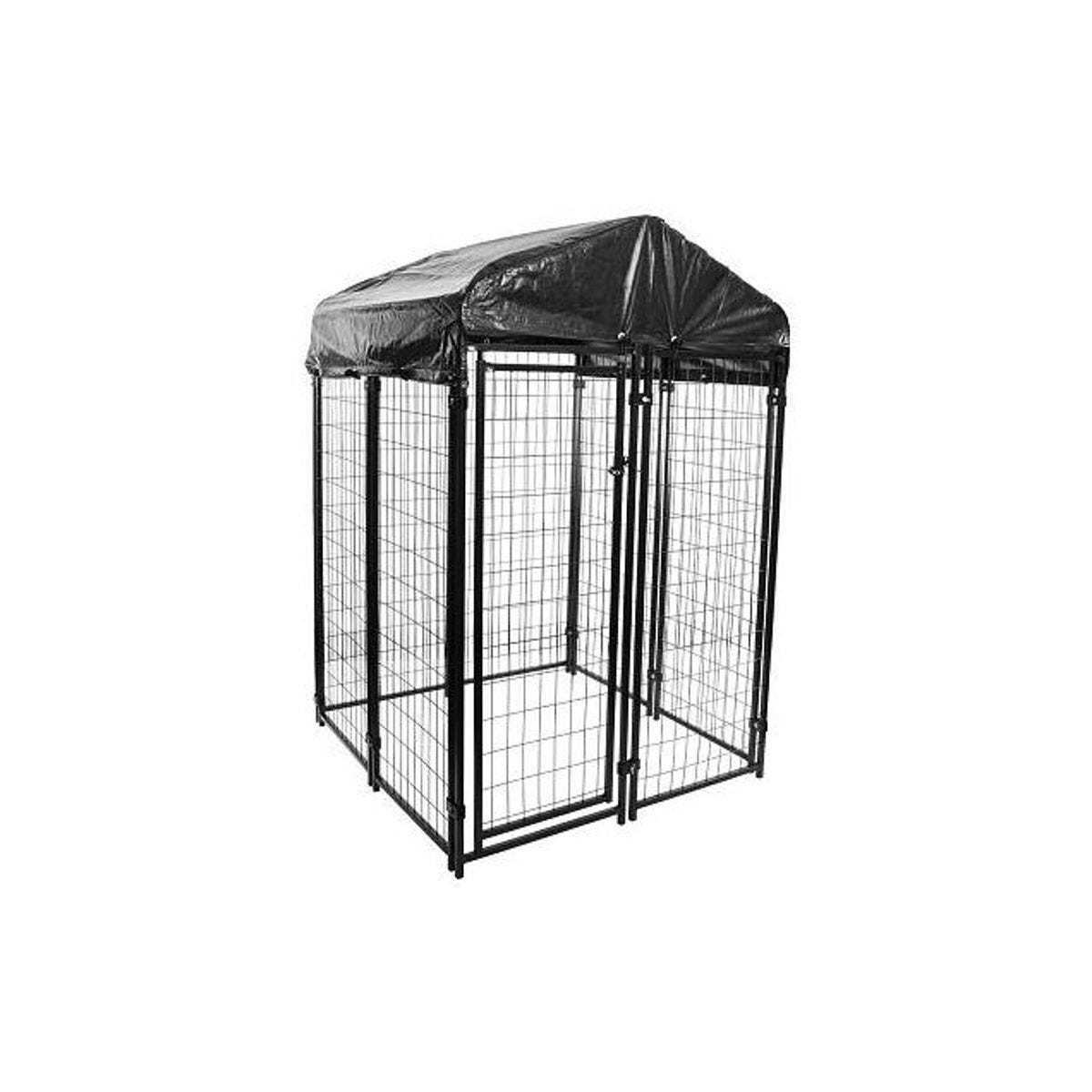 Pet Essentials 4 Ft. x 4 Ft. x 6 Ft. Welded Wire Dog Kennel