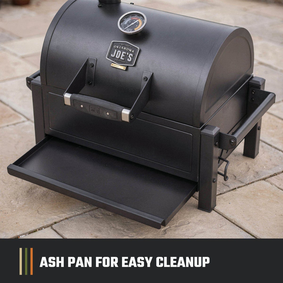 Oklahoma Joe's Rambler Black 218 Sq. In. Charcoal Tabletop