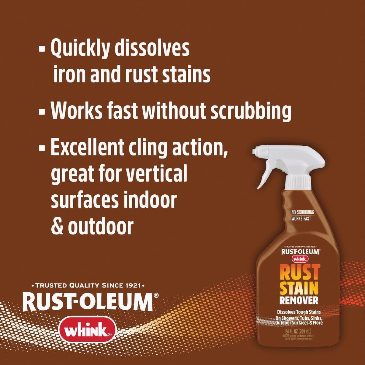 Whink 24 Oz. Rust Stain Remover Foaming Spray - photo 5
