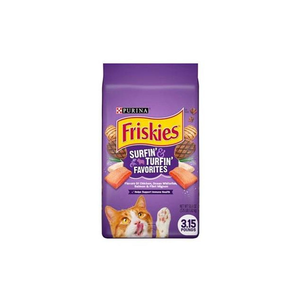 Purina Friskies 6.3 Lb. Surfin' & Turfin' Dry Cat Food