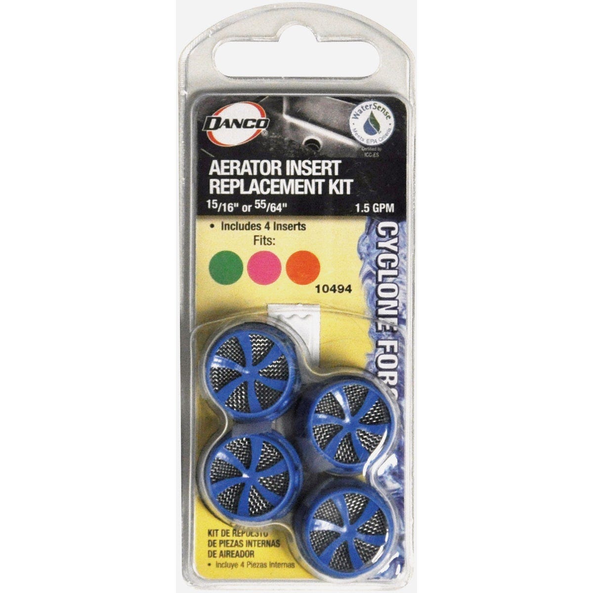 Danco 1.5 GPM Faucet Aerator Insert Replacement (4-Pack)- - photo 2 Danco 1.5 GPM Faucet Aerator Insert Replacement (4-Pack)- - photo 2