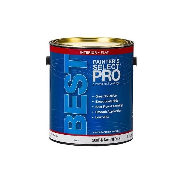 Painter's Select Pro Best Interior Paint, Neutral Base Flat Latex, 1 Gal. Painter's Select Pro Best Interior Paint, Neutral Base Flat Latex, 1 Gal.