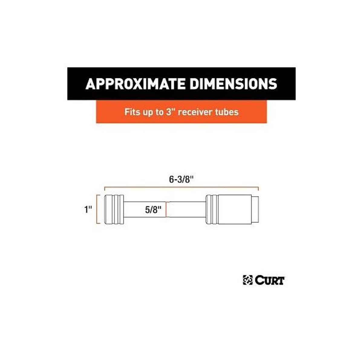 CURT 5/8 In. Chrome Barbell Receiver Lock - photo 3 CURT 5/8 In. Chrome Barbell Receiver Lock - photo 3