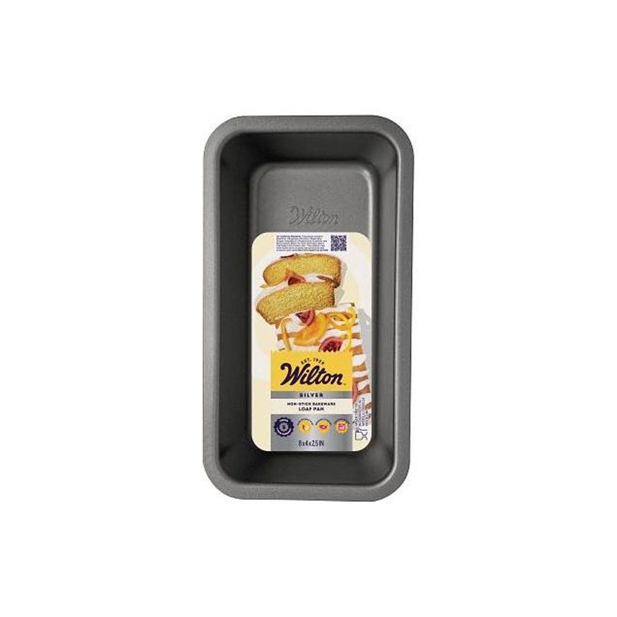 Wilton 8 In. x 4 In. Silver Non-Stick Bakeware Loaf Pan