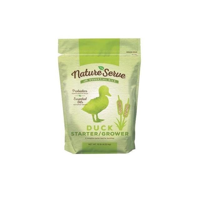 NatureServe 10 Lb. Duck Starter Grower Feed with Essential Oils