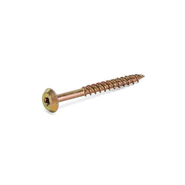 Hillman Cabinet Screws, Star Drive, Zinc & Yellow Dichromate, #8 x 1-3/4 In. (1 Lb.) Hillman Cabinet Screws, Star Drive, Zinc & Yellow Dichromate, #8 x 1-3/4 In. (1 Lb.)