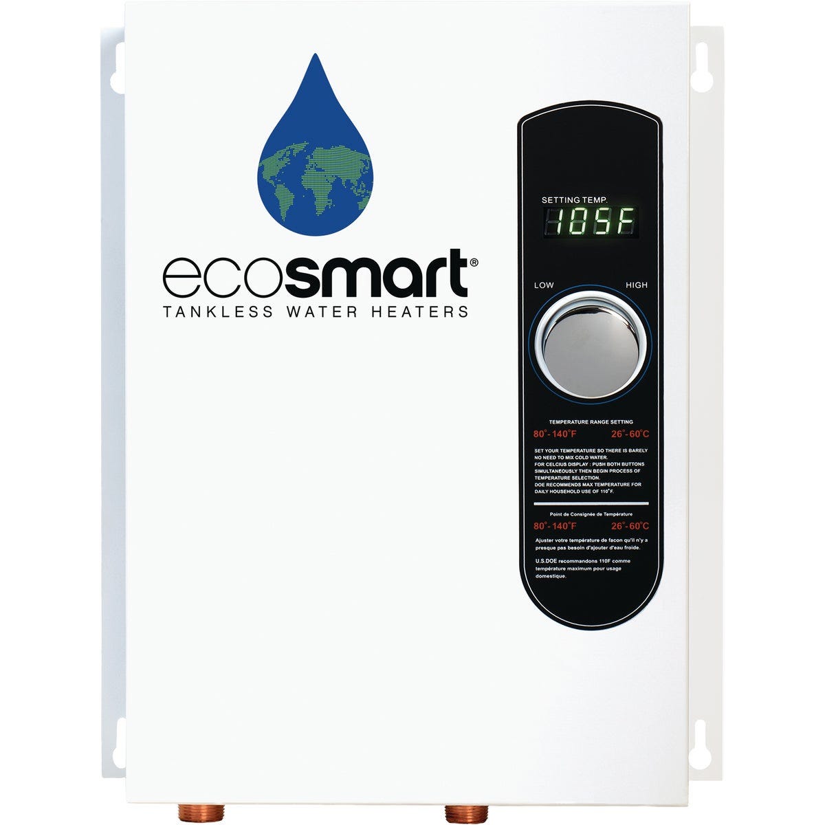 EcoSMART 240V Single Phase 18kW Tankless Electric Water Heater - photo 2