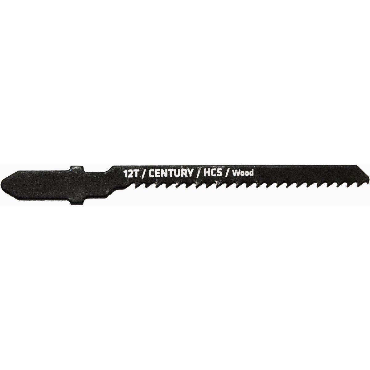 Century Drill & Tool 12-Tooth High Carbon Steel Jig Saw Blade (2-Pack)
