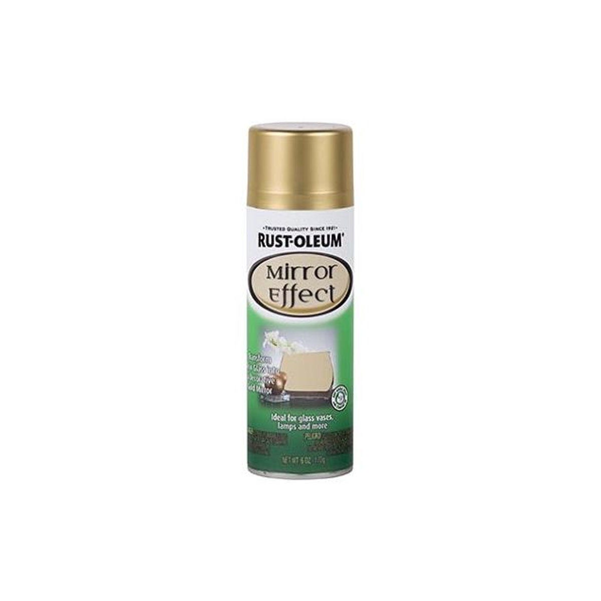 Rust-Oleum Mirror Effect 6 Oz. Finish Spray, Gold Rust-Oleum Mirror Effect 6 Oz. Finish Spray, Gold