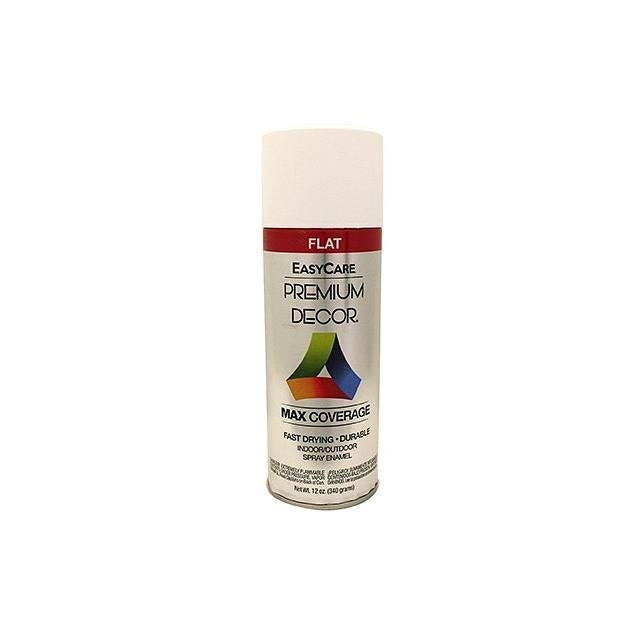 EasyCare Premium Decor 12 oz. Spray Paint, White Flat