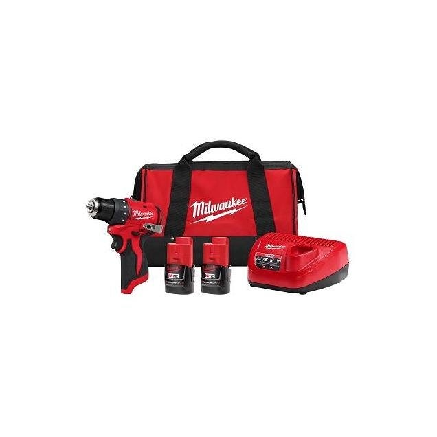 Milwaukee M12 Brushless 3/8 In. Subcompact Cordless Impact Drill/Driver Kit with (2) Batteries & Charger - photo 2