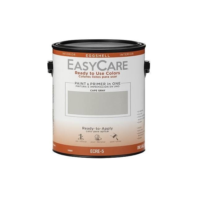 EasyCare Ready to Use 1 Gal. Cape Gray Eggshell Acrylic Latex Interior Paint & Primer