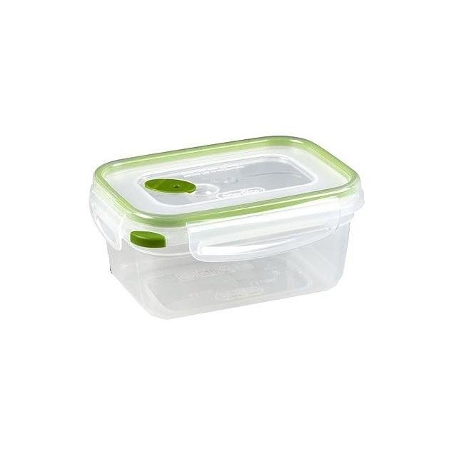 Sterilite Ultra-Seal Food Container, Rectangle, Clear/Tangerine, 4.5-Cups