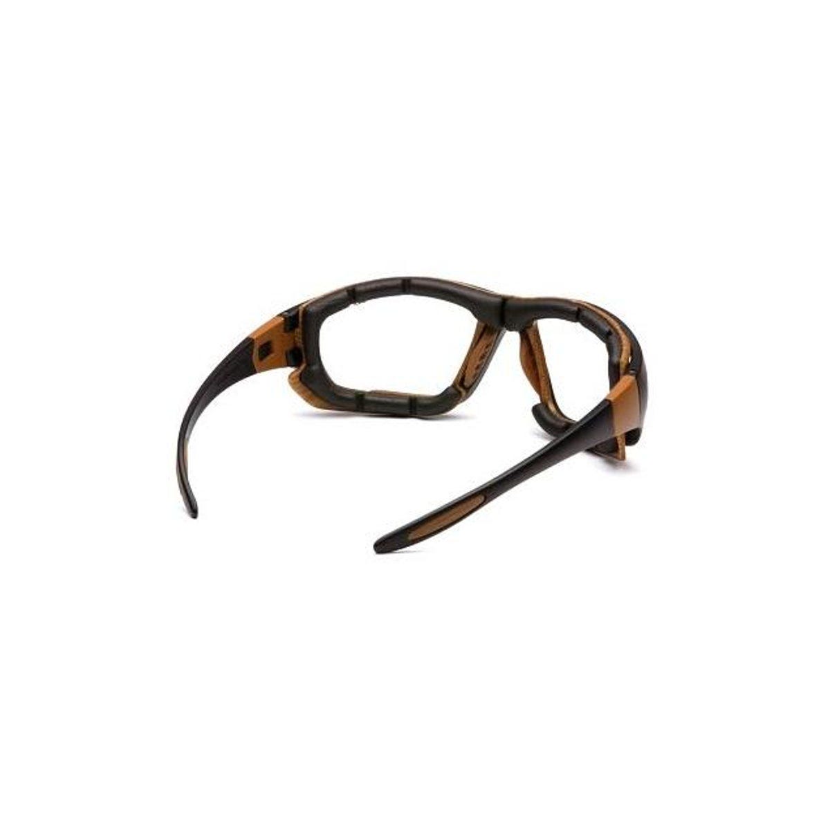 Carhartt Black/Tan Frame Carthage Safety Glasses with Clear Lenses - photo 4