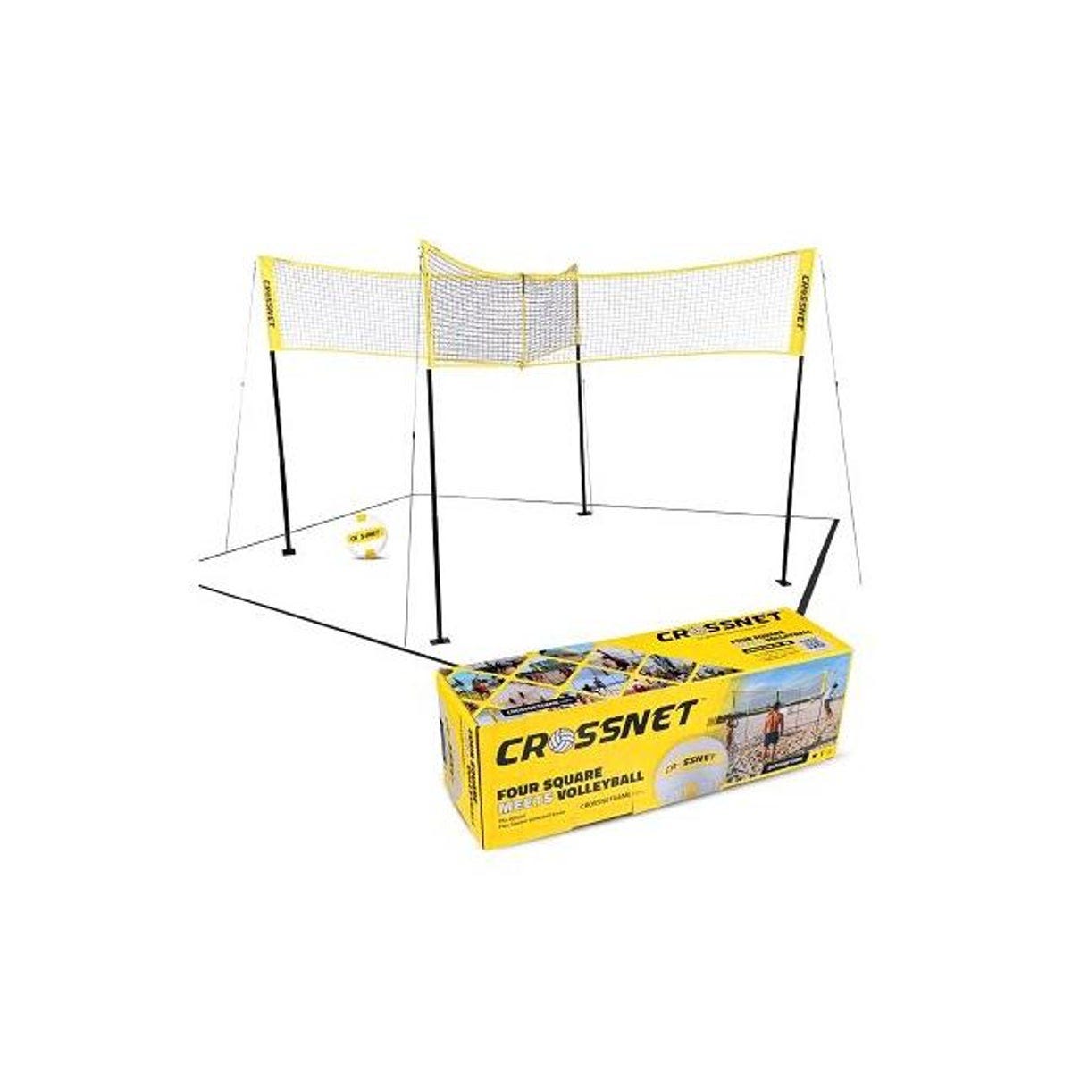 Crossnet Four Square Volleyball Set