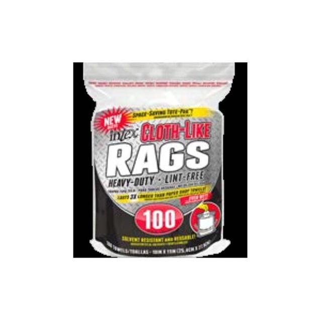 Intex 100-Ct. White Cloth-Like Rags Intex 100-Ct. White Cloth-Like Rags