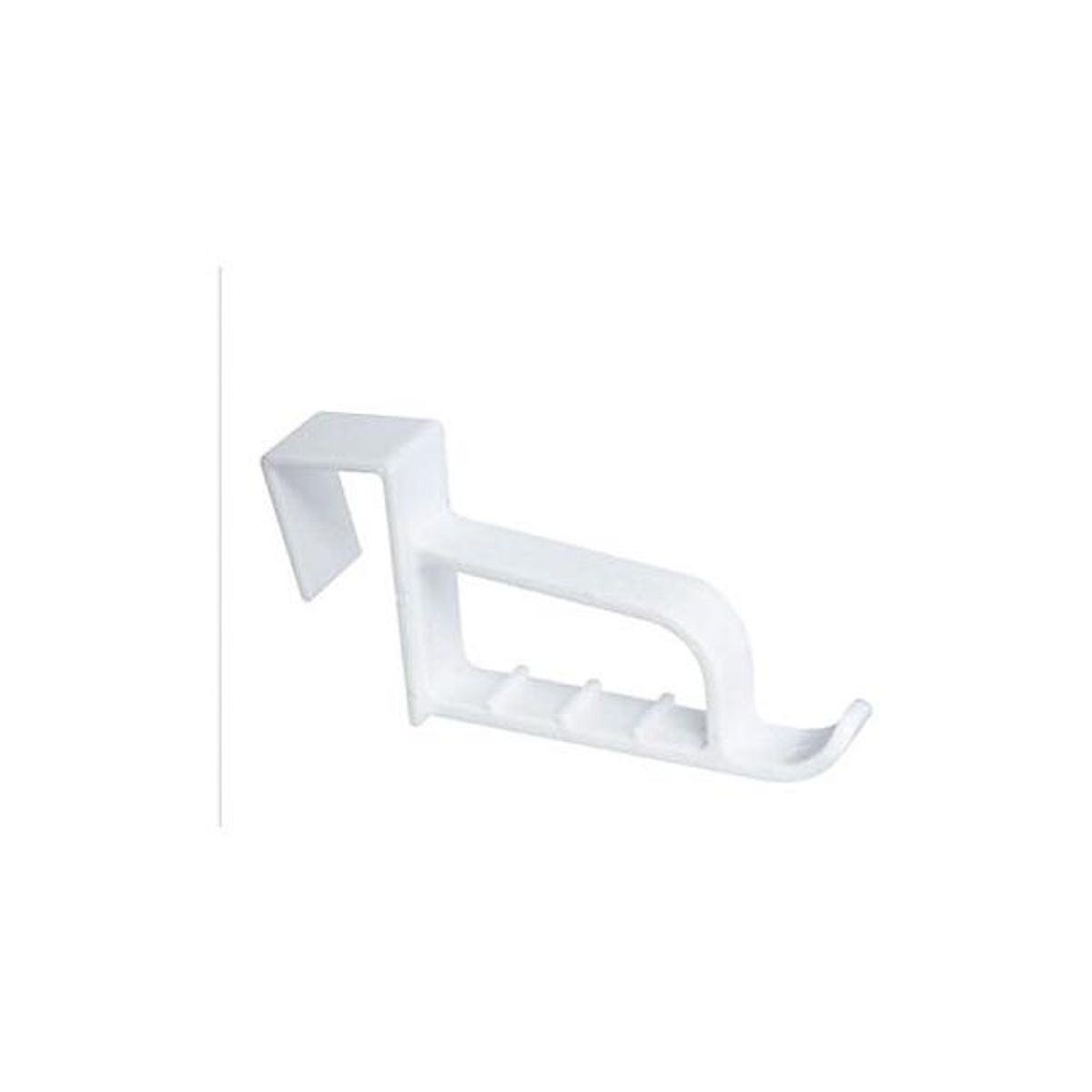 National Hardware White Plastic Long Over-The-Door Hook