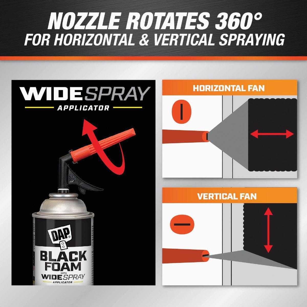 DAP 20 Oz. Black Insulating Foam with Widespray Applicator - photo 5