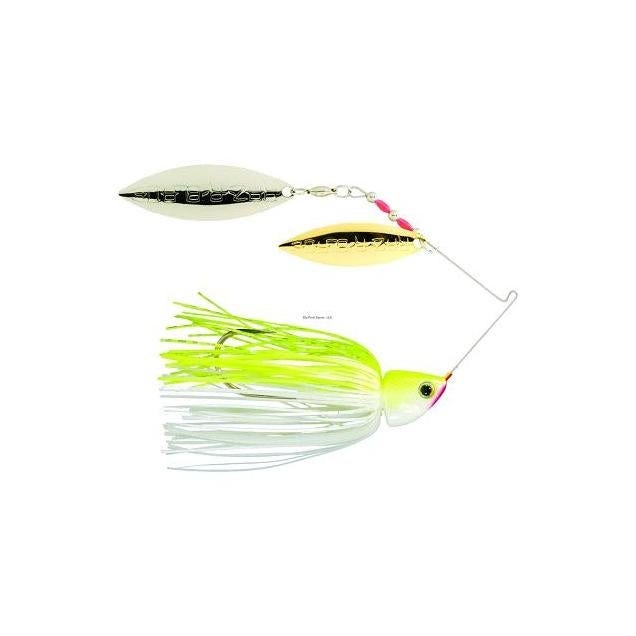 Strike King 3/8 Oz. Chartreuse & White Burner Spinnerbait