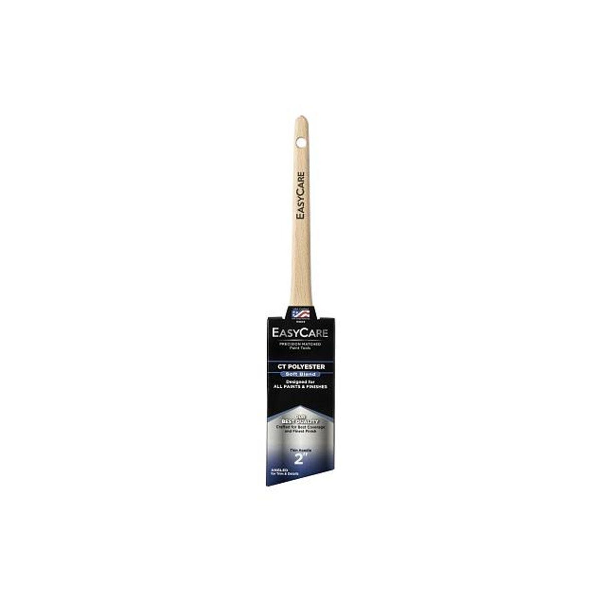 EasyCare 2 In. Wood Handle Thin Angled Sash Paint Brush