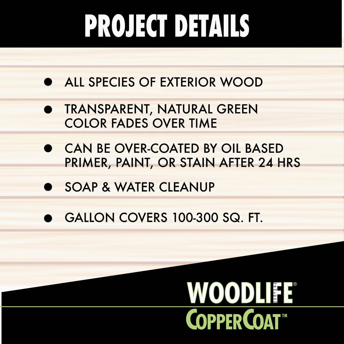 Rust-Oleum Woodlife Water-Based Coppercoat Green Wood Preservative, 1 Gal. - photo 6