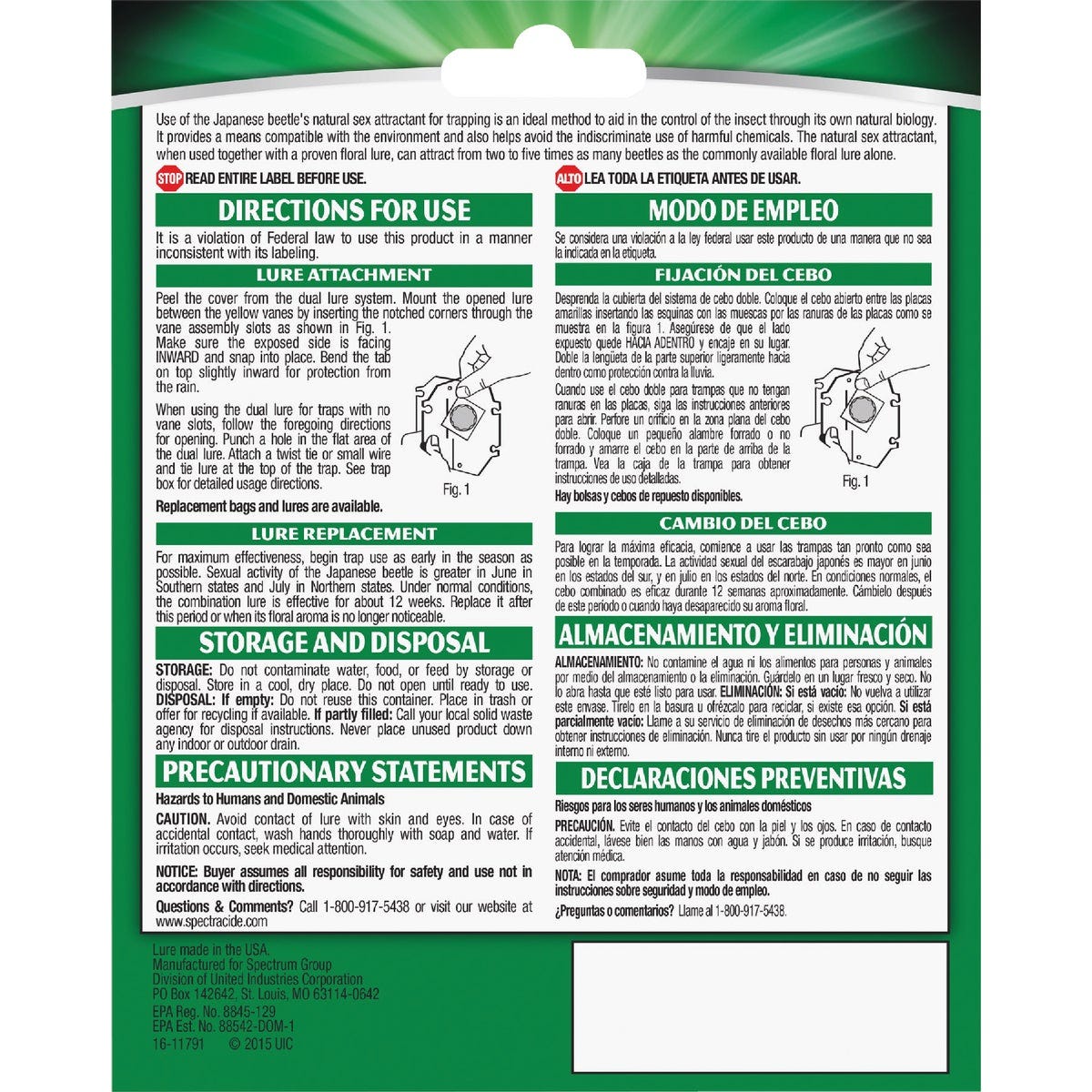 Spectracide Bag-A-Bug 1 Mg. Solid Outdoor Japanese Beetle Bait - photo 3